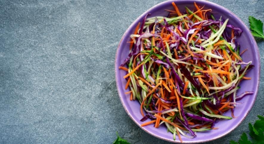 Colorful Cabbage Coleslaw